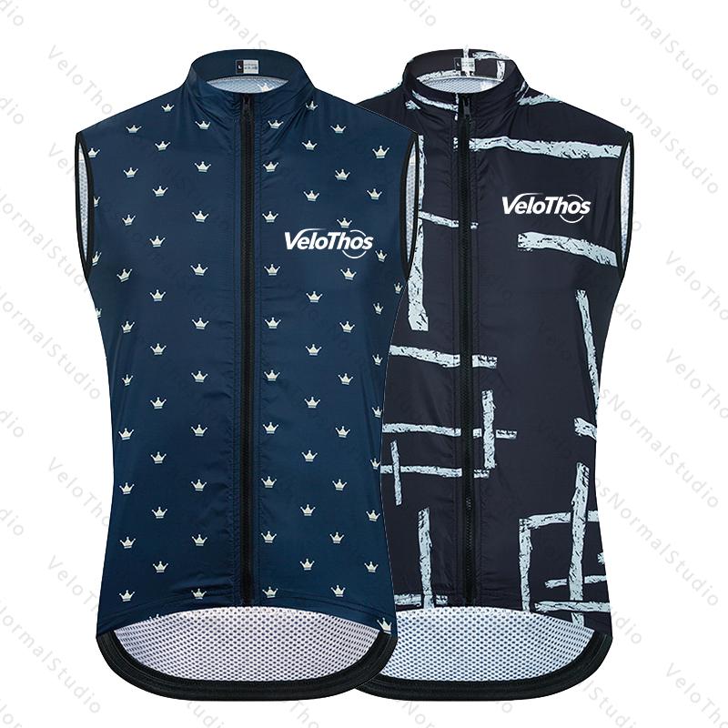 Padded Vest Gilet - VeloThos Fietsvest Winddicht Sportloopvest Road Mountain