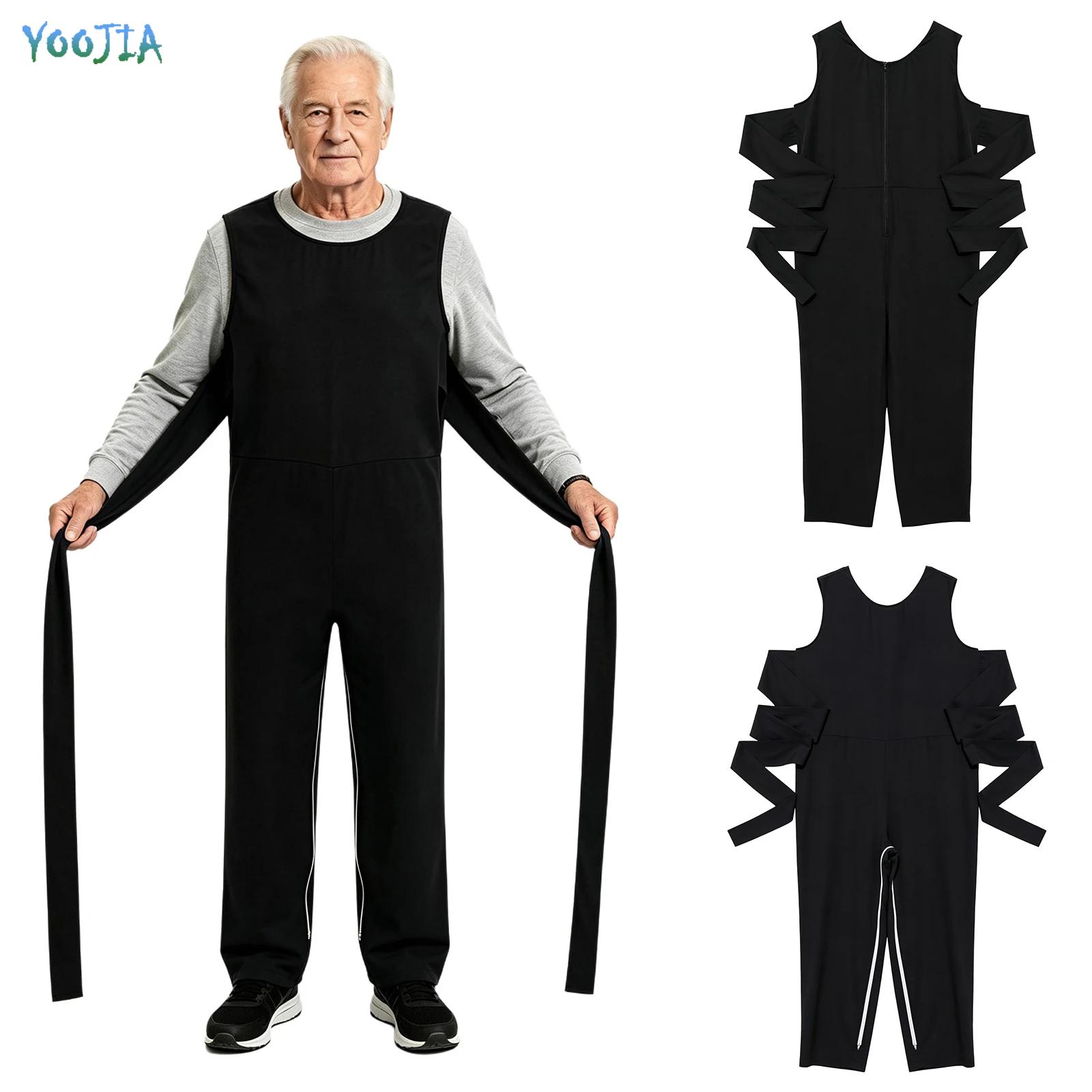 Winter Clothing Needs - Ouderenbeveiligingspak voor mannen, rolstoel, adaptieve kleding