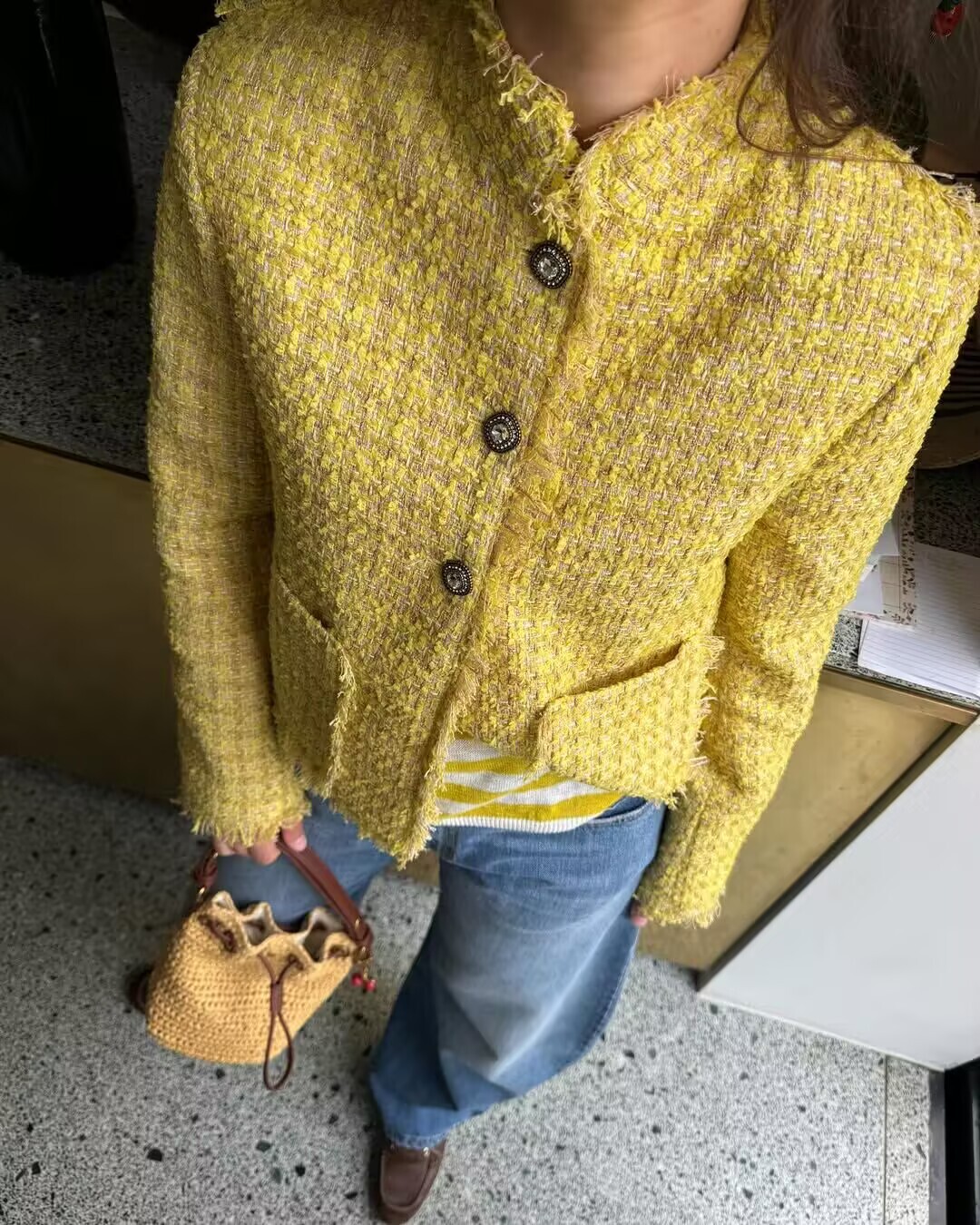 Yellow Winter Clothing - Herfst Winter Nieuwe Elegante Wollen Jas