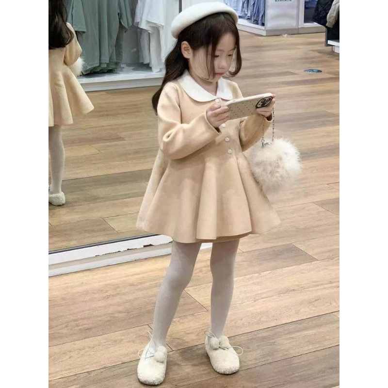 Yellow Winter Clothing - Koreaanse Kinderkleding 2025, Herfst en Winter