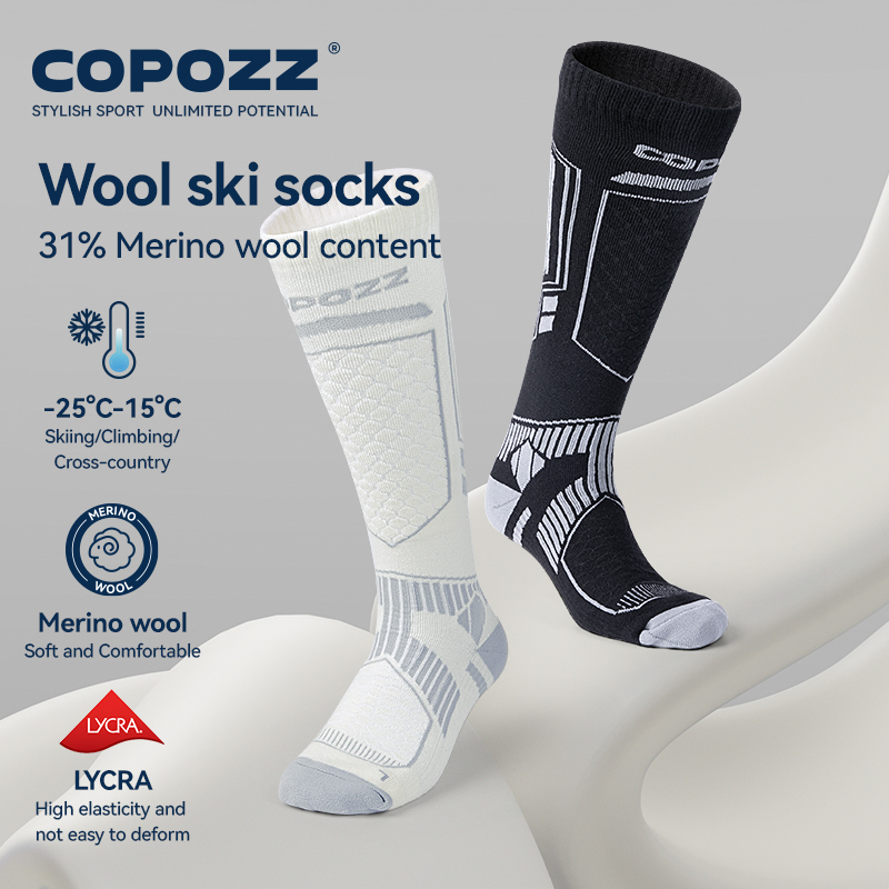 Thermal Sock Merino - COPOZZ Nieuwe Winter Skisokken Mannen Vrouwen