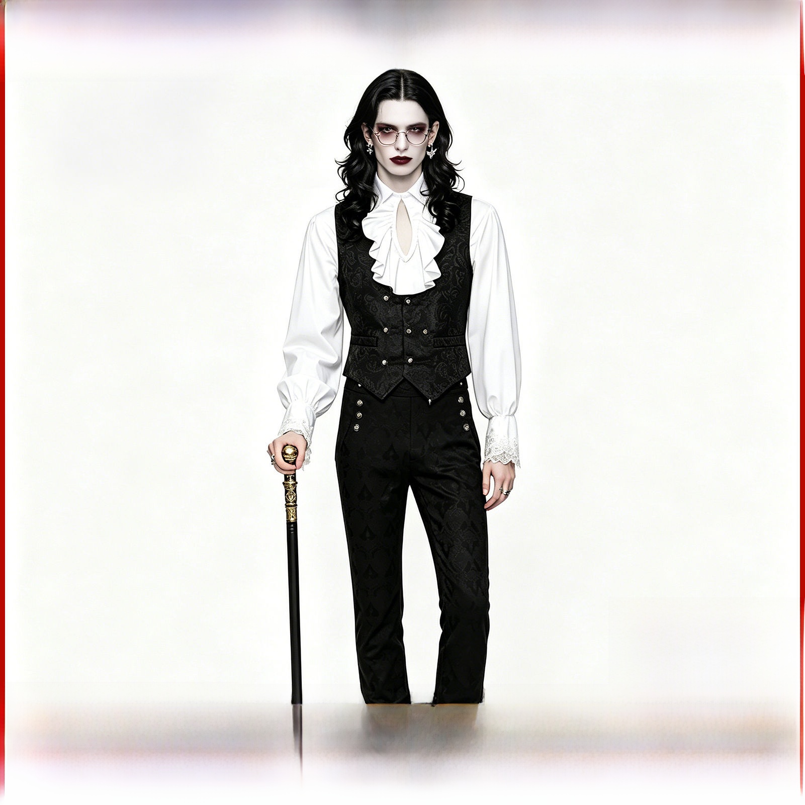 Winter Clothing Manufacturers - Herenmode Steampunk Effen Kleur Outfit Vintage