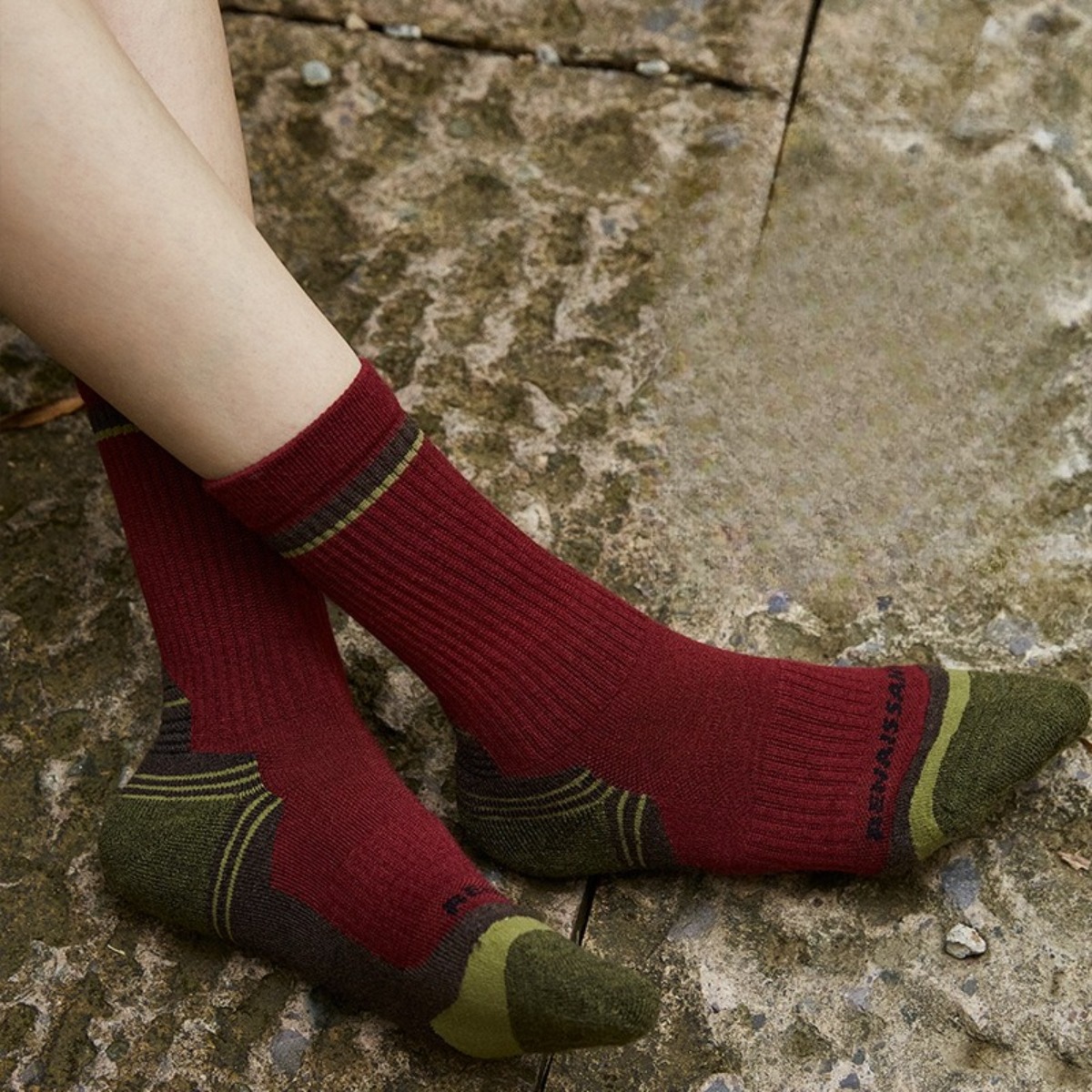 Thermal Sock Merino - Heren Dames Merinowollen sokken Dikke badstofkussensokken