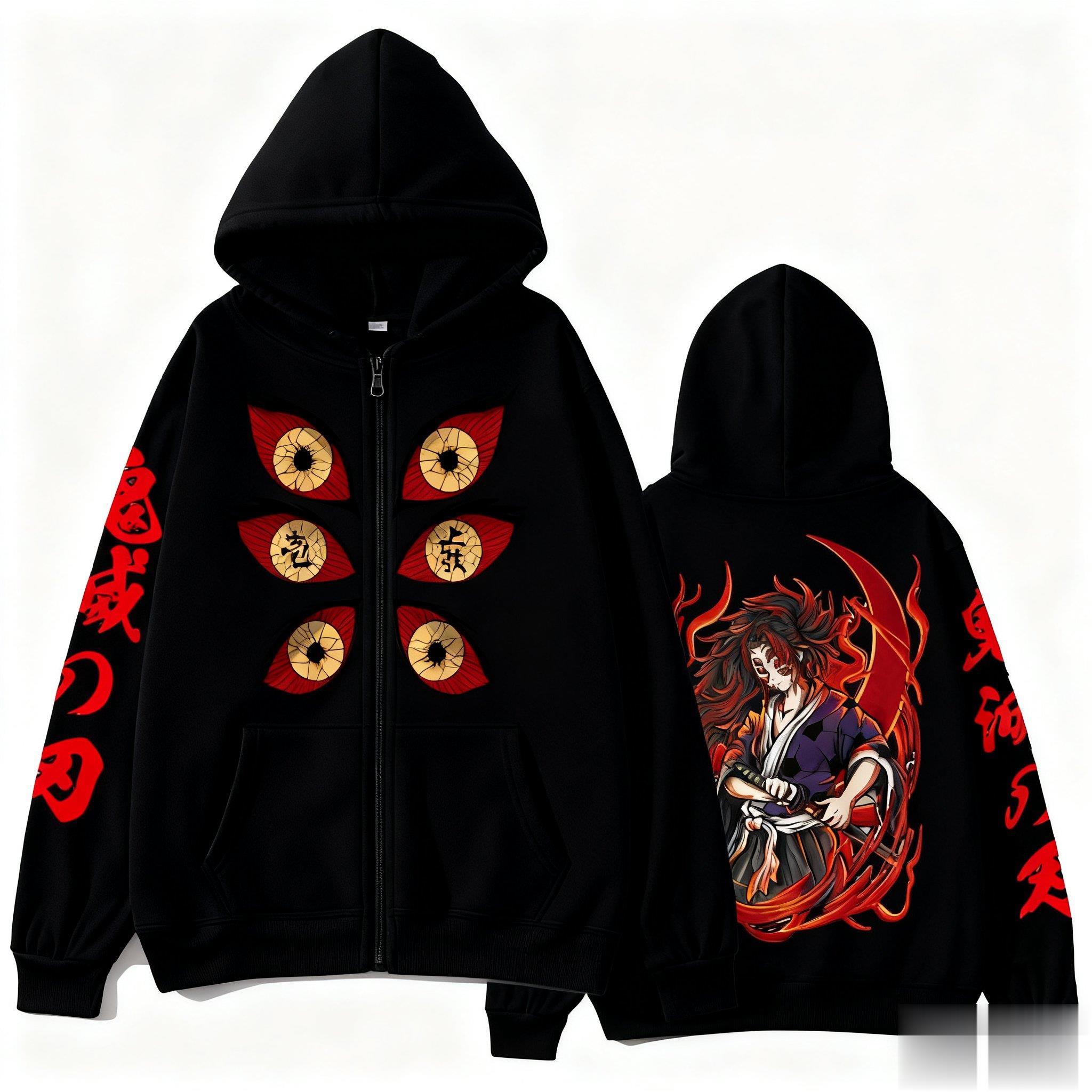 Y2K Winter Clothing - Kokushibo Mannen Herfst Winter 100% Katoen