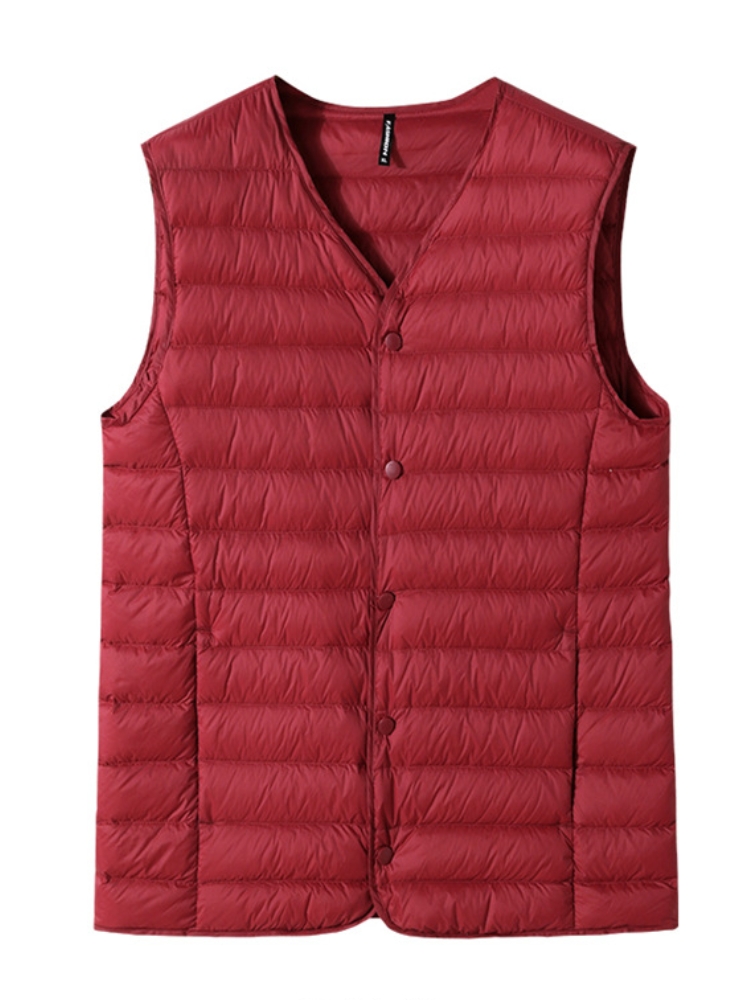 Padded Vest Gilet - 2023 Nieuwe Winter V-Hals Heren Vest