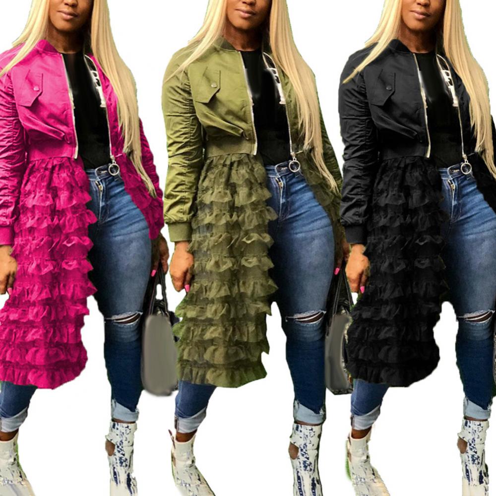 Winter Clothing Pinterest - Elegante kanten mesh midi-jurk jas vintage