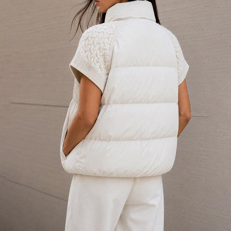 Chique, kort, gewatteerd vest  - Padded Vest Gilet recensie en prijs