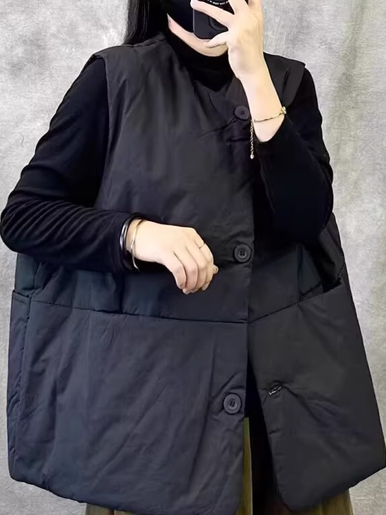 Retro kort mouwloos vest voor  - Winter Clothing Needs recensie en prijs