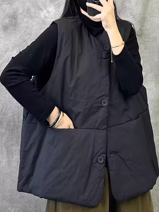 Retro kort mouwloos vest voor  - Winter Clothing Needs recensie en prijs