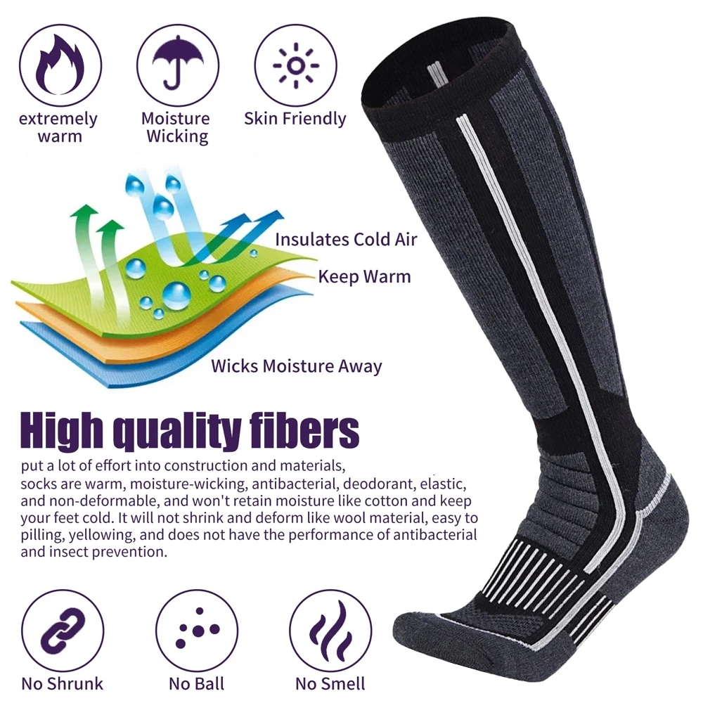 Xqqmxx 1 Paar Ski Sokken Skiën - Thermal Sock Merino recensie en prijs