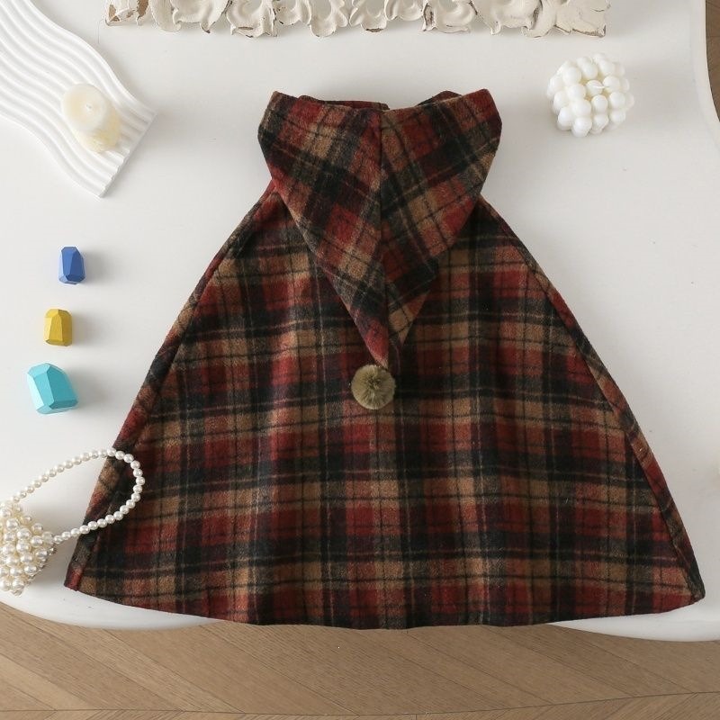 Geruite cape voor meisjes, sch - Winter Clothing For Babies recensie en prijs