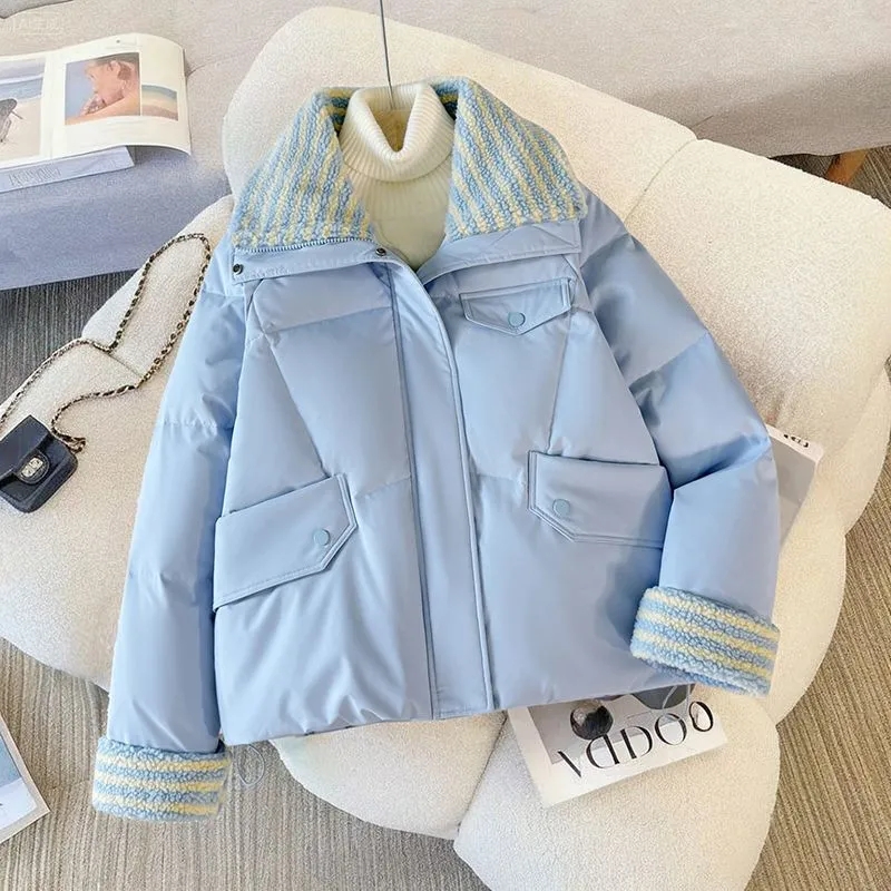 Katoenen donsjack dames kort 2 - Yellow Winter Clothing recensie en prijs