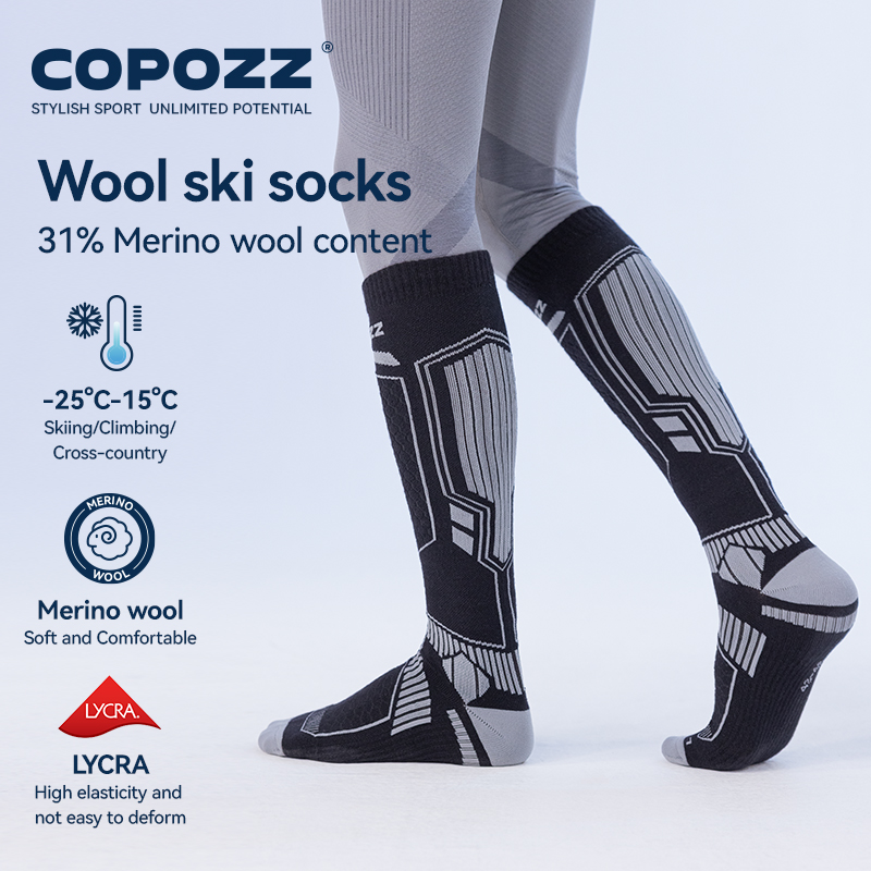 COPOZZ Nieuwe Winter Skisokken - Thermal Sock Merino recensie en prijs