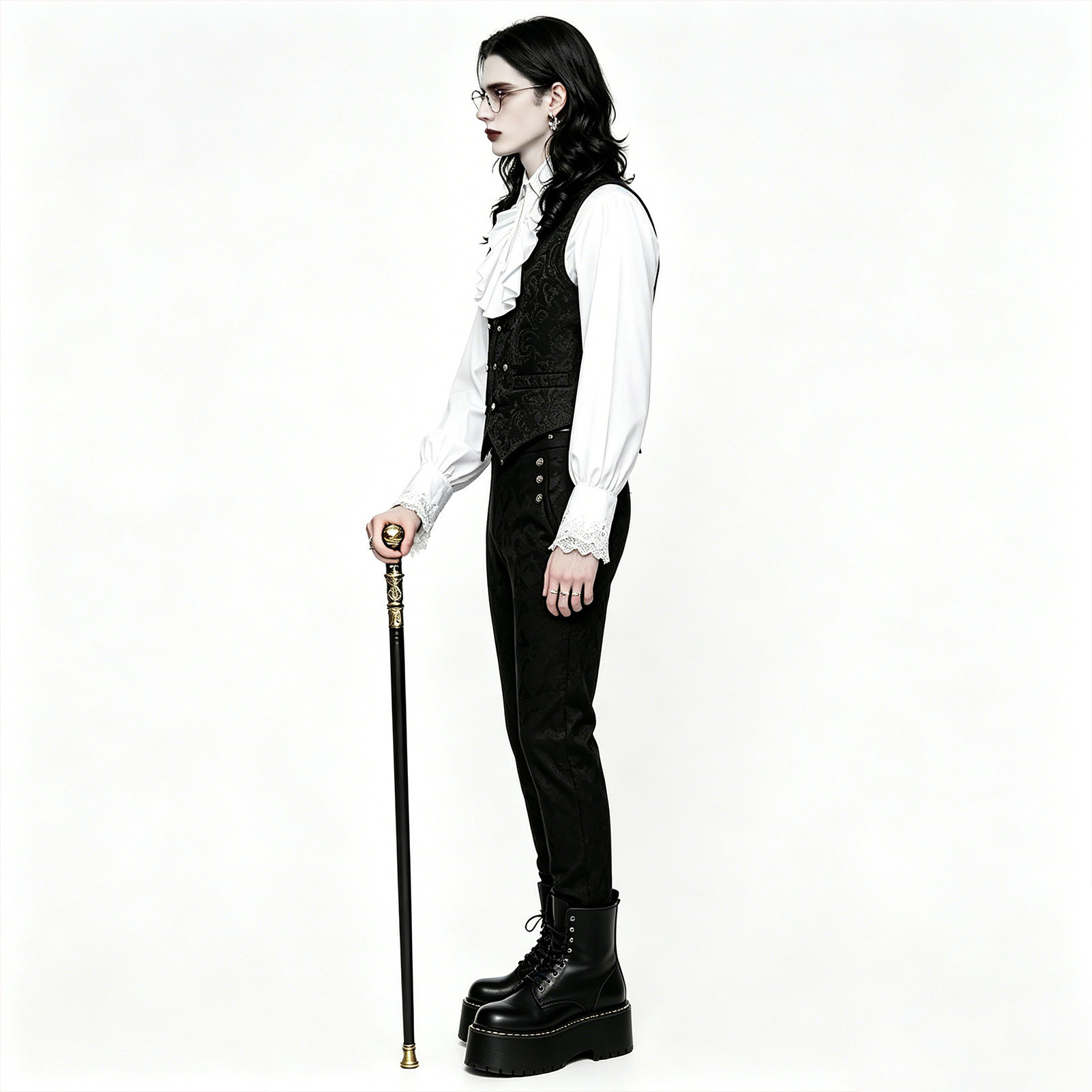 Herenmode Steampunk Effen Kleu - Winter Clothing Manufacturers recensie en prijs