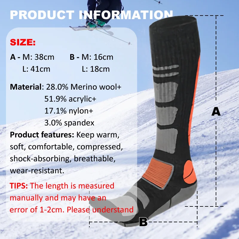 1 paar merinowol skisokken her - Thermal Sock Merino recensie en prijs