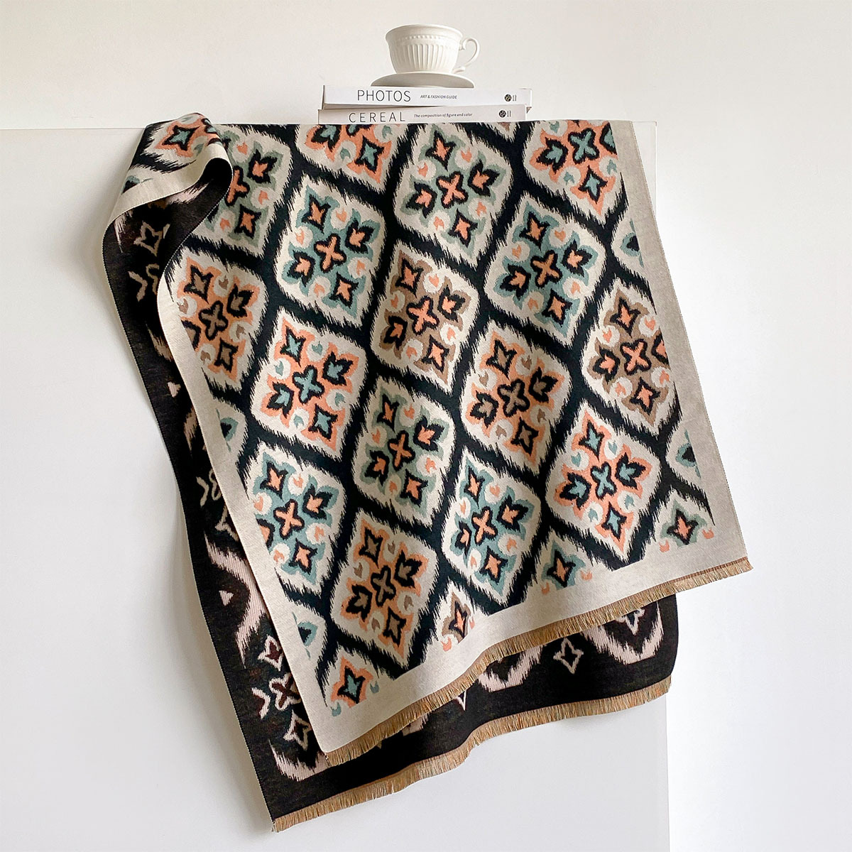 Dames Reversibele Imitatie Kas - Cashmere Scarf Wrap recensie en prijs