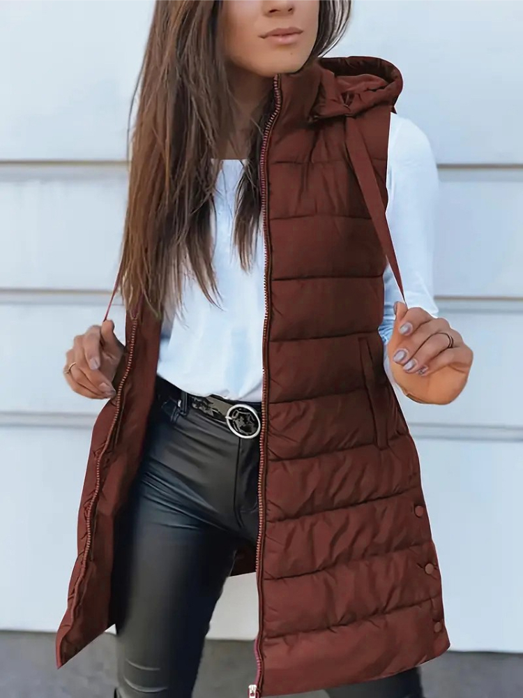 Herfst-winter damesvest, casua - Padded Vest Gilet recensie en prijs