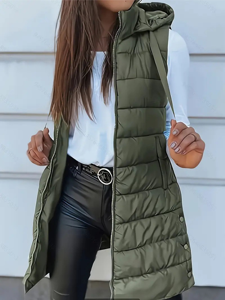 Herfst-winter damesvest, casua - Padded Vest Gilet recensie en prijs
