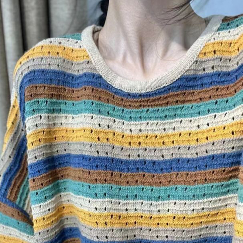 Lente Dames Gestreepte Trui Me - Yellow Winter Clothing recensie en prijs