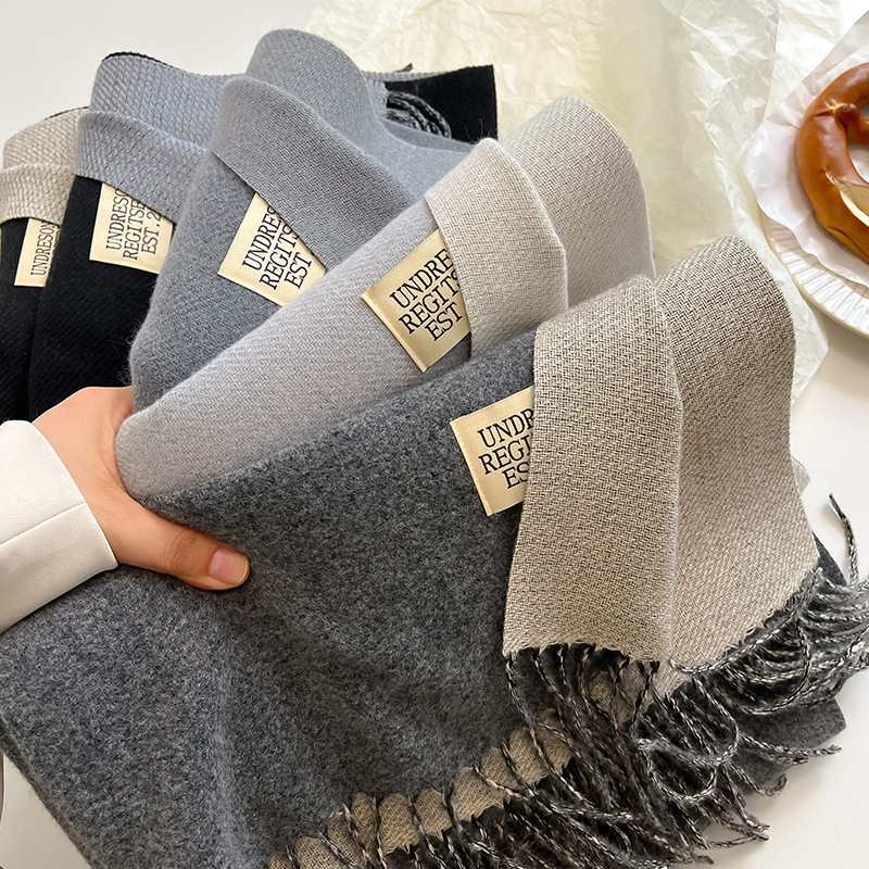 Modieuze effen kasjmier warme  - Cashmere Scarf Wrap recensie en prijs