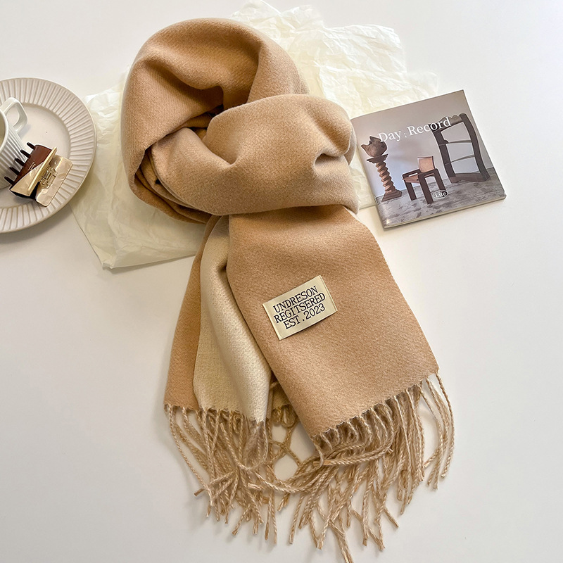 Modieuze effen kasjmier warme  - Cashmere Scarf Wrap recensie en prijs
