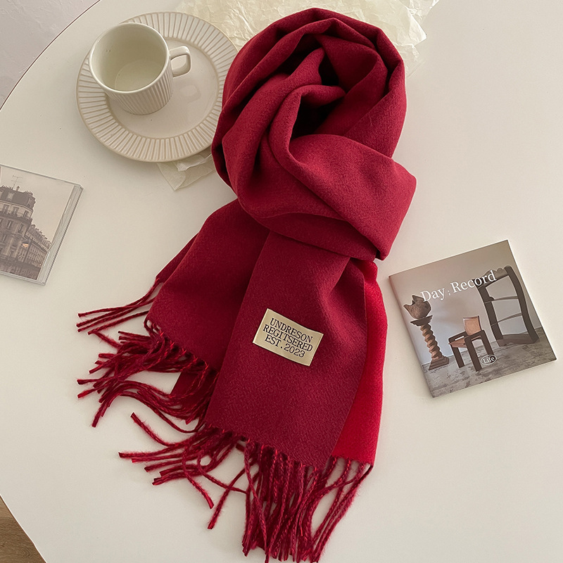 Modieuze effen kasjmier warme  - Cashmere Scarf Wrap recensie en prijs