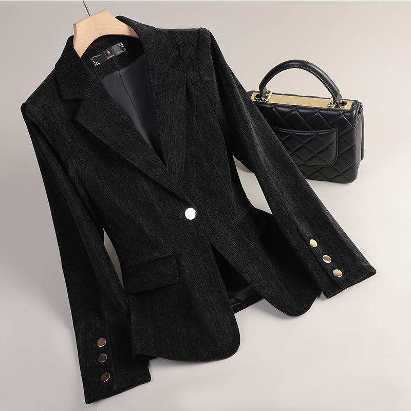 Geelgouden fluwelen blazer Dam - Yellow Winter Clothing recensie en prijs