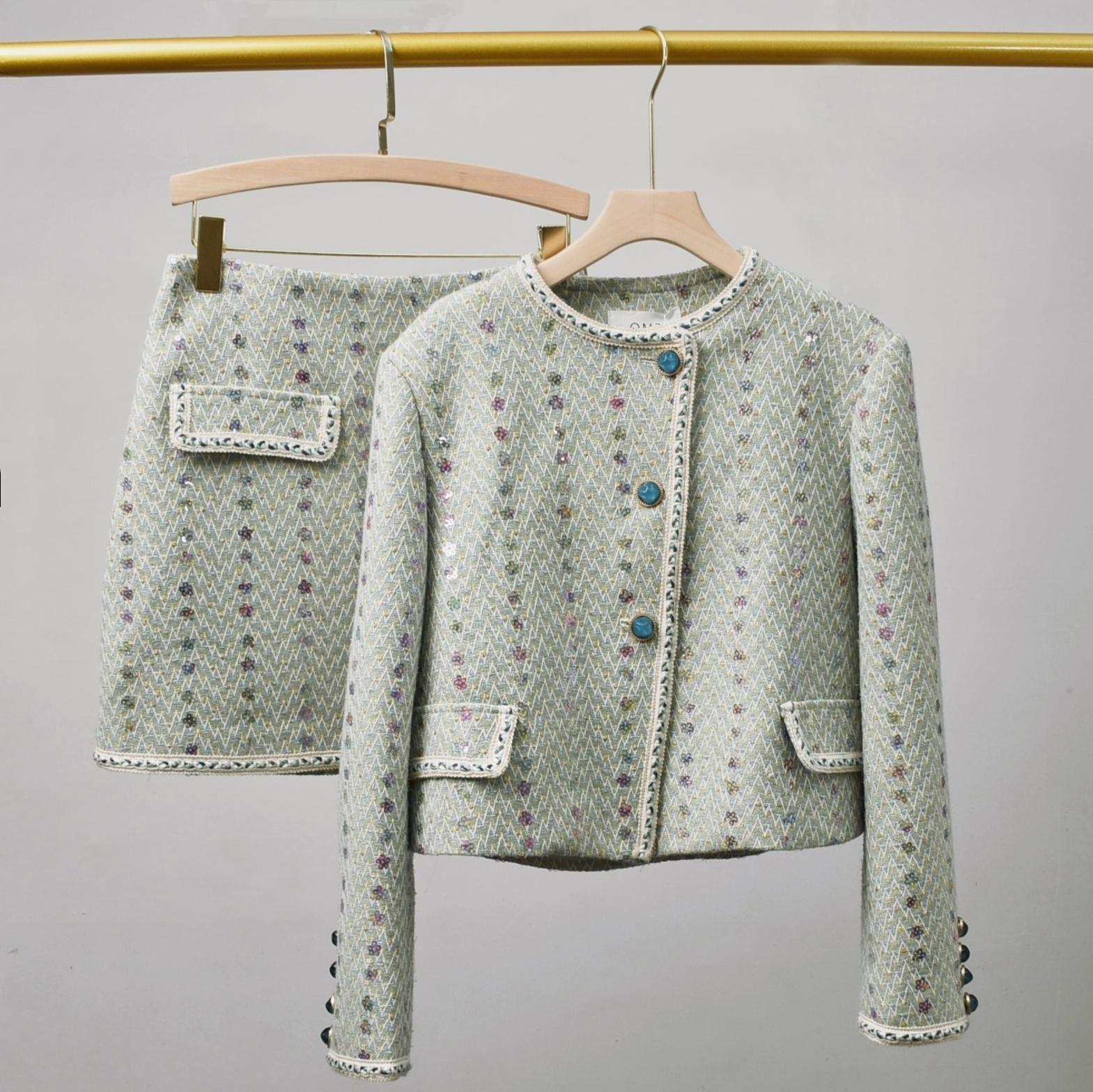 Vrouwen elegante tweed luxe pa - Winter Clothing Line recensie en prijs