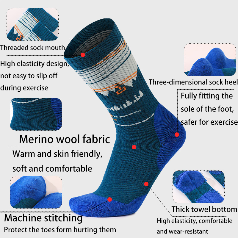 1 paar merinowollen skisokken  - Thermal Sock Merino recensie en prijs