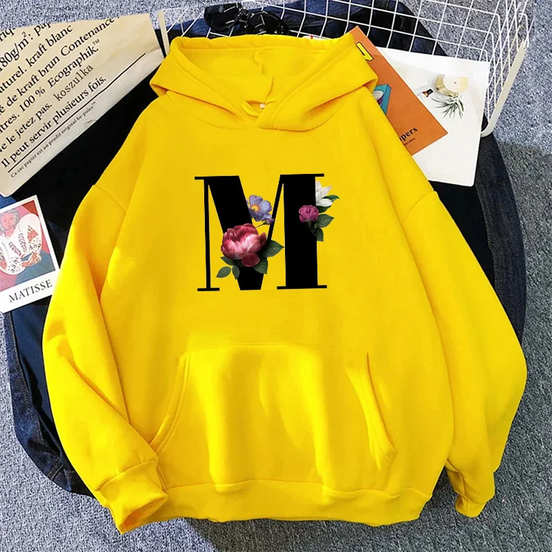 Mode Dames Hoodies Casual Lett - Yellow Winter Clothing recensie en prijs