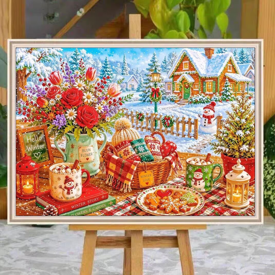 9CT 14ct Winter Gedrukte Kits  - Winter Clothing Pinterest recensie en prijs