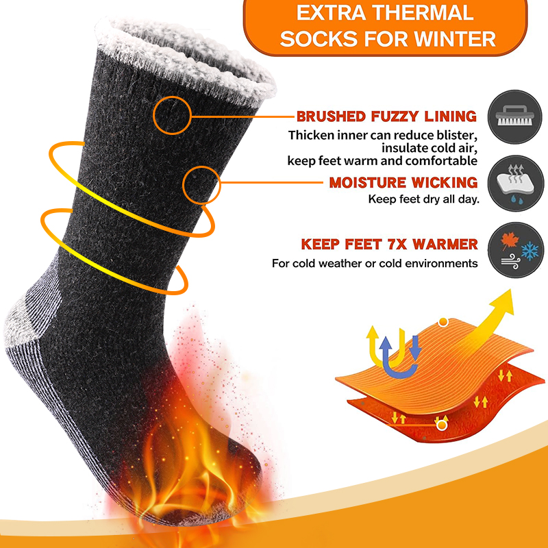 1 paar warme sokken van merino - Thermal Sock Merino recensie en prijs