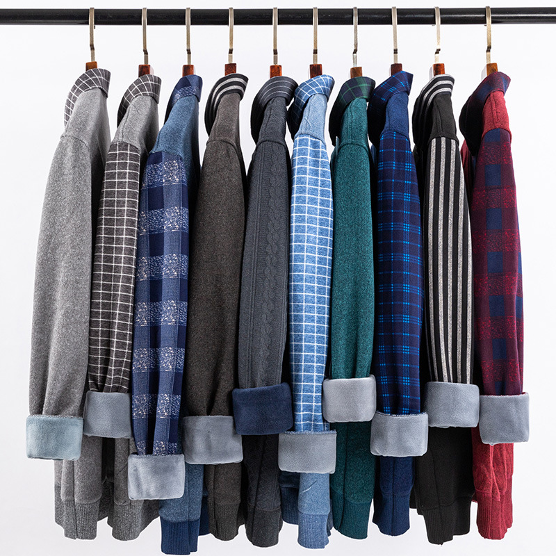 Gebreide herenoverhemd met kra - Winter Clothing Layers recensie en prijs