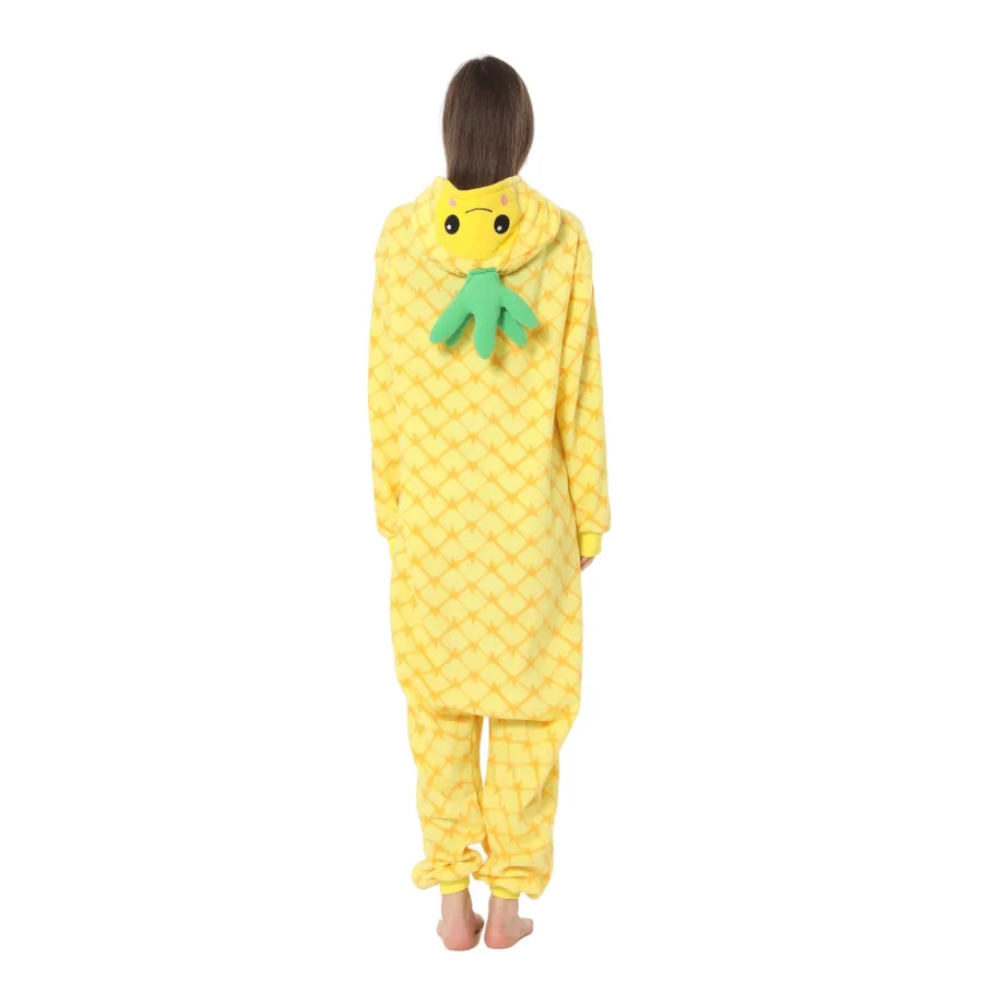 Cosplay Ananas Eendelige Pyjam - Yellow Winter Clothing recensie en prijs